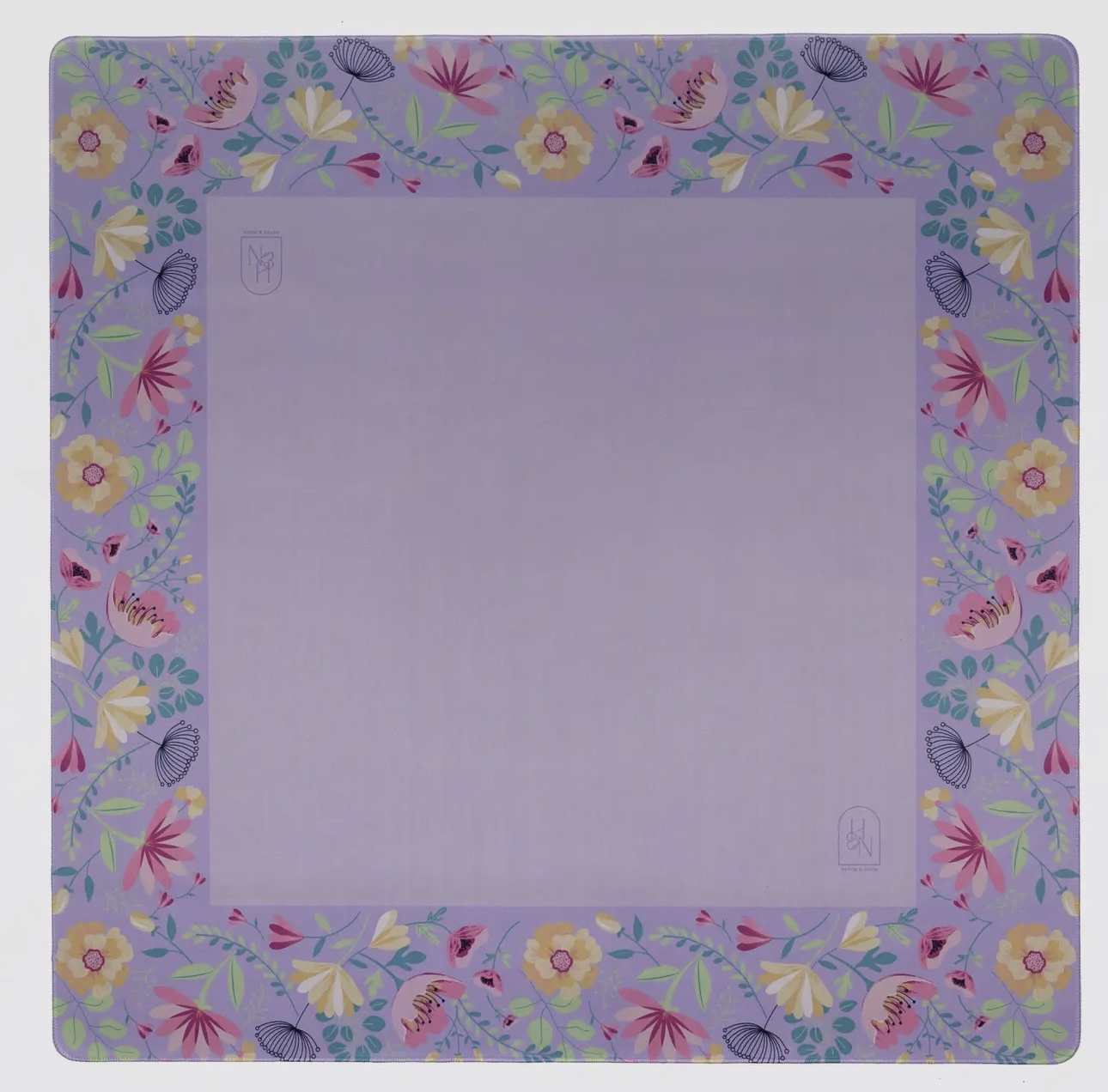 Lavender Floral Mahjong Mat